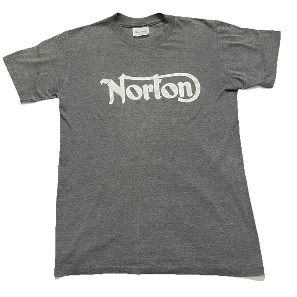 Norton Motorcycle 1987 Vintage Daytona Single Stitch USA Made T Shirt S/M - Picture 12 of 12